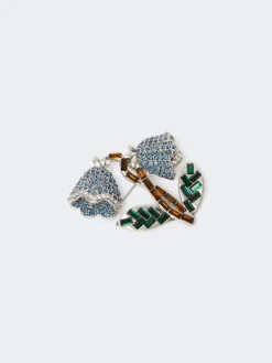 Glass brooch - AVIO
