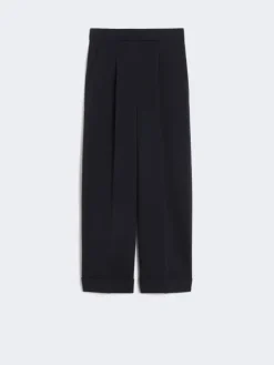 High-waisted wool trousers - ULTRAMARINE