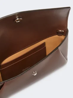 Leather envelope wallet - COCOA