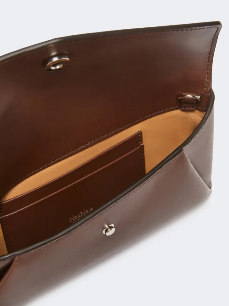 Leather envelope wallet - COCOA