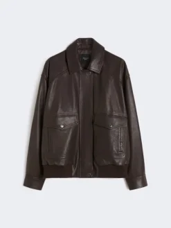 Leather jacket - BROWN