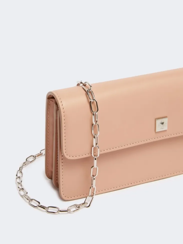Leather phone pouch - PINK