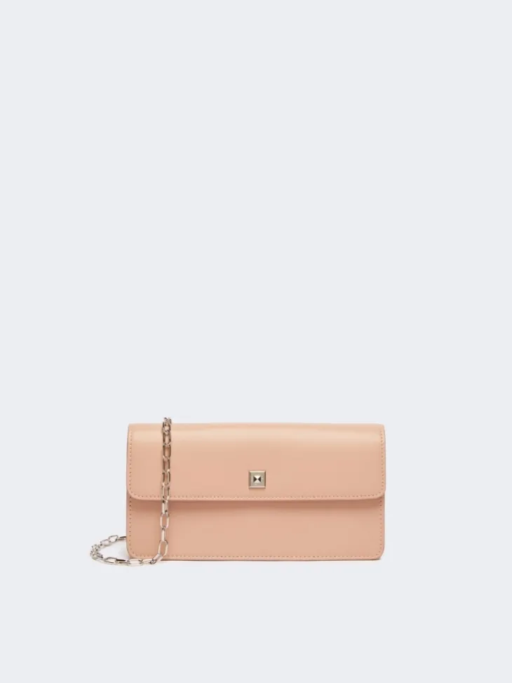 Leather phone pouch - PINK