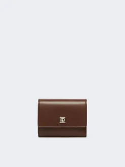 Leather purse - COCOA