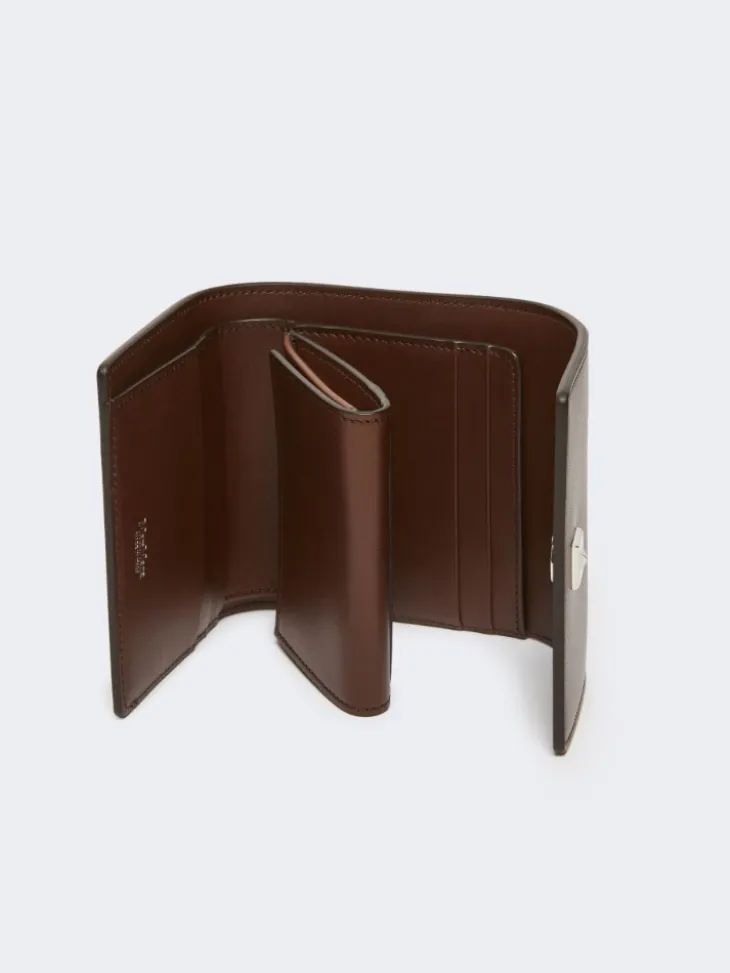 Leather purse - COCOA