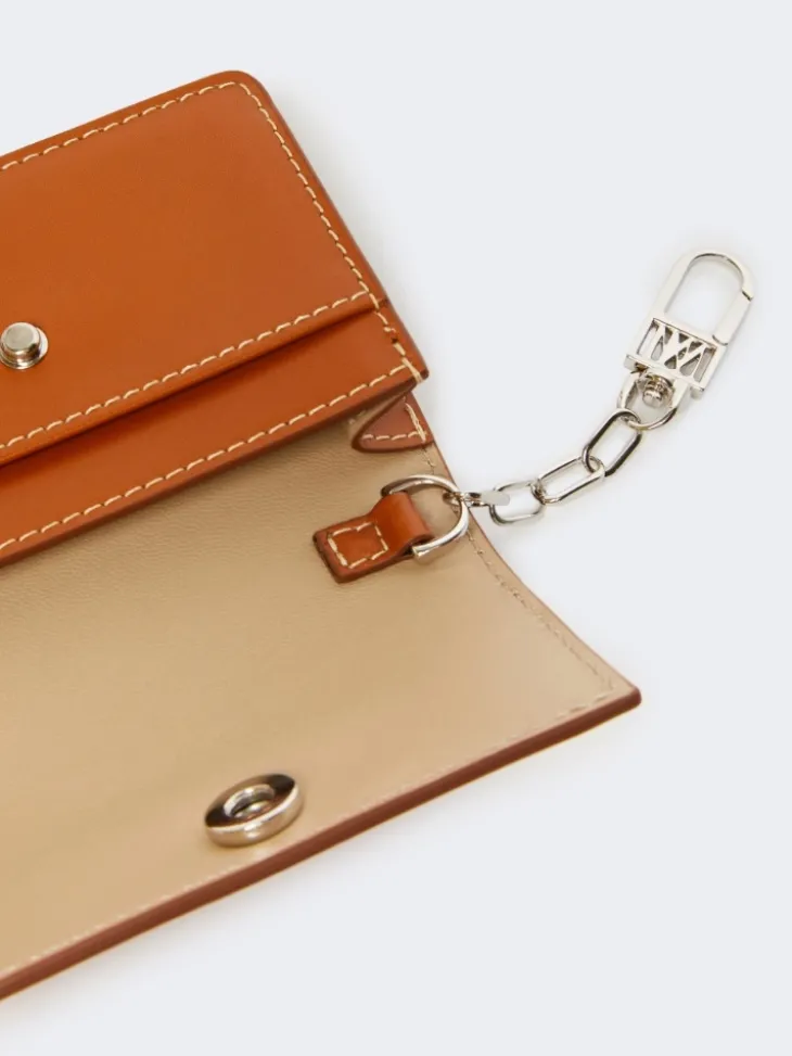 Leather purse - RUST