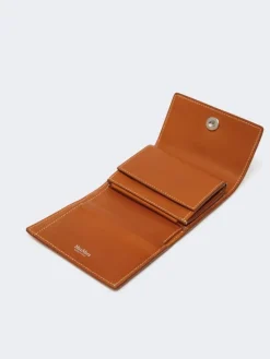 Leather purse - RUST