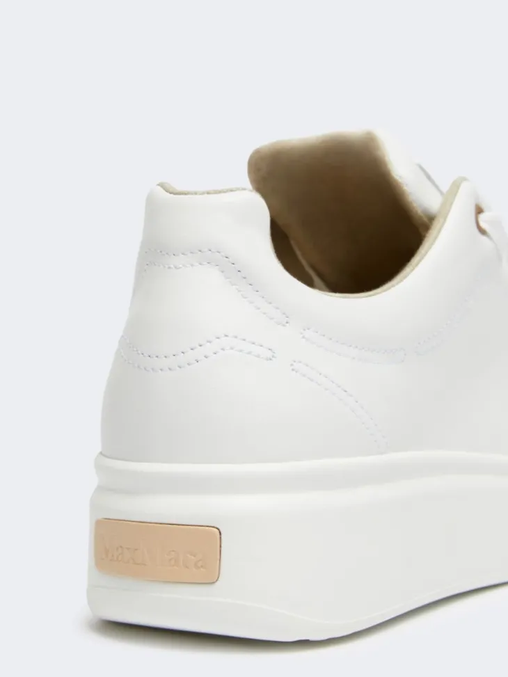 Leather sneakers - OPTICAL WHITE