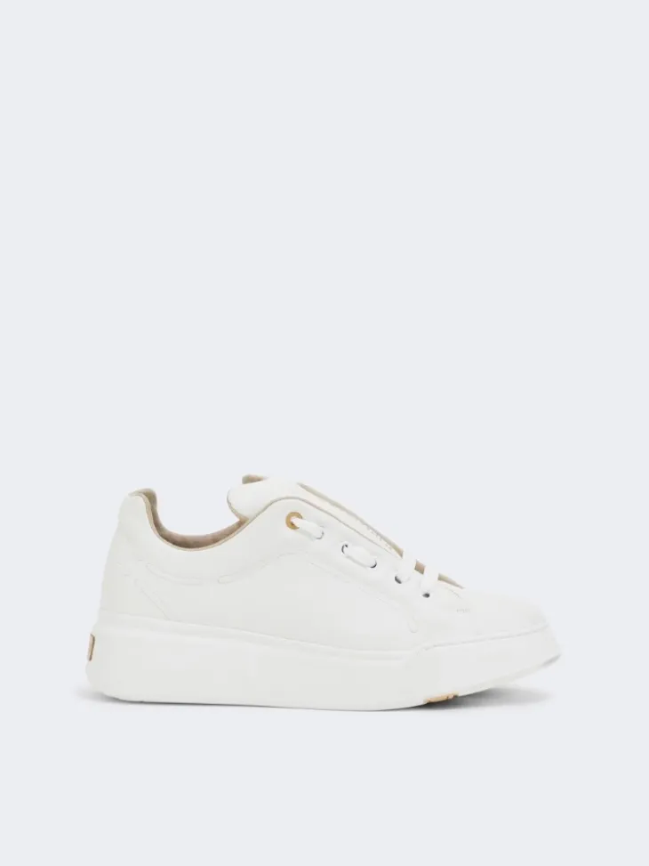 Leather sneakers - OPTICAL WHITE