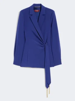 Lightweight cady jacket - CORNFLOWER BLUE