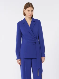 Lightweight cady jacket - CORNFLOWER BLUE