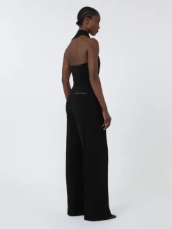 Lightweight cady jumpsuit - BLACK