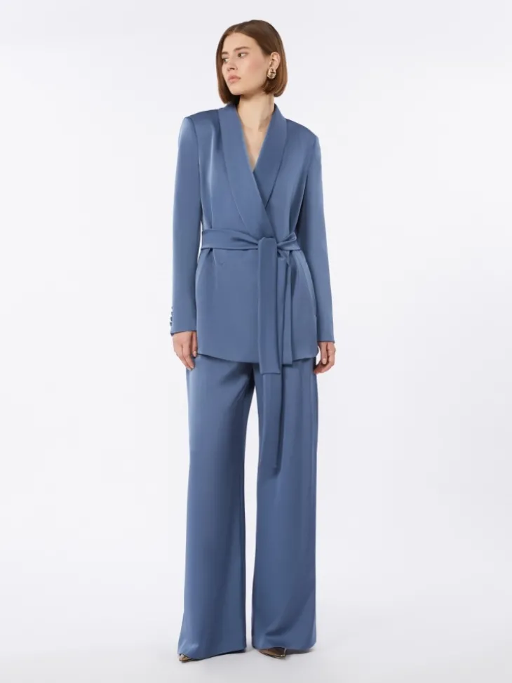 Lightweight satin blazer - AVIO