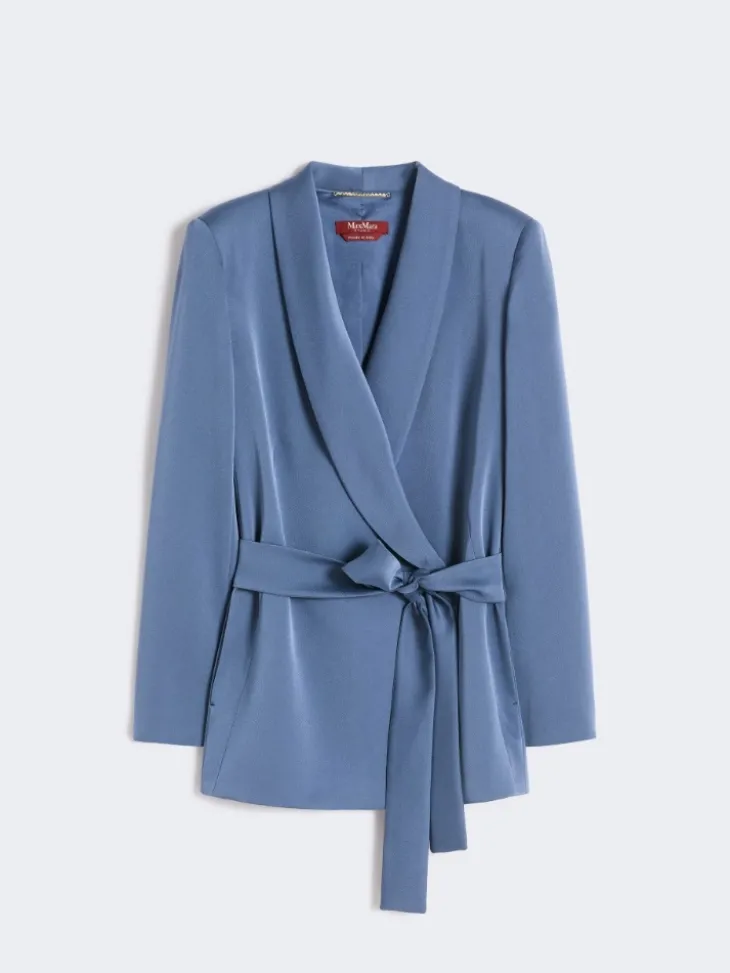 Lightweight satin blazer - AVIO