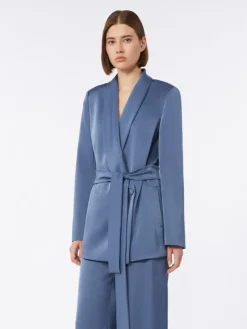 Lightweight satin blazer - AVIO