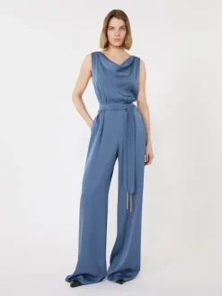 Lightweight satin jumpsuit - AVIO