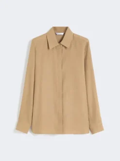 Linen canvas shirt - SAND