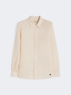 Linen fabric shirt - ECRU