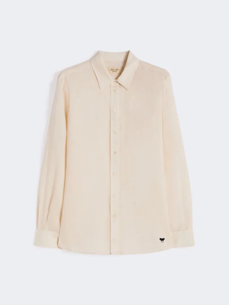 Linen fabric shirt - ECRU