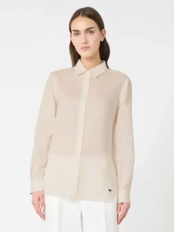 Linen fabric shirt - ECRU