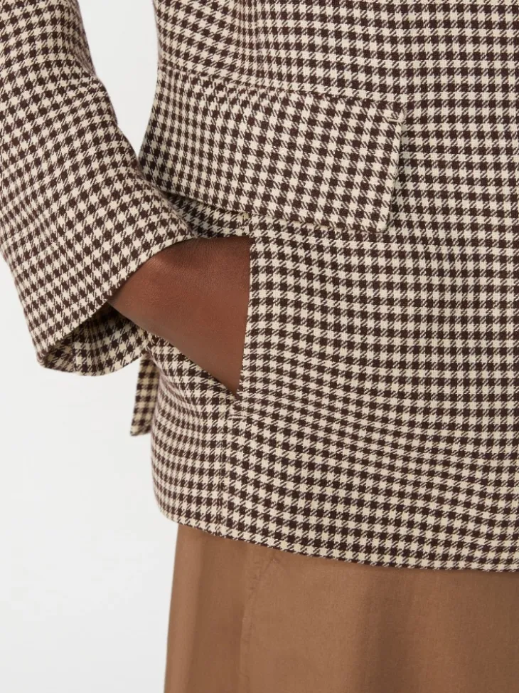 Linen twill jacket - BEIGE