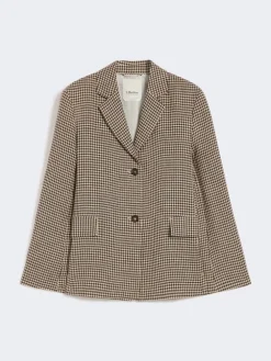 Linen twill jacket - BEIGE