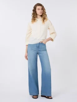 Linen yarn waistcoat - ECRU