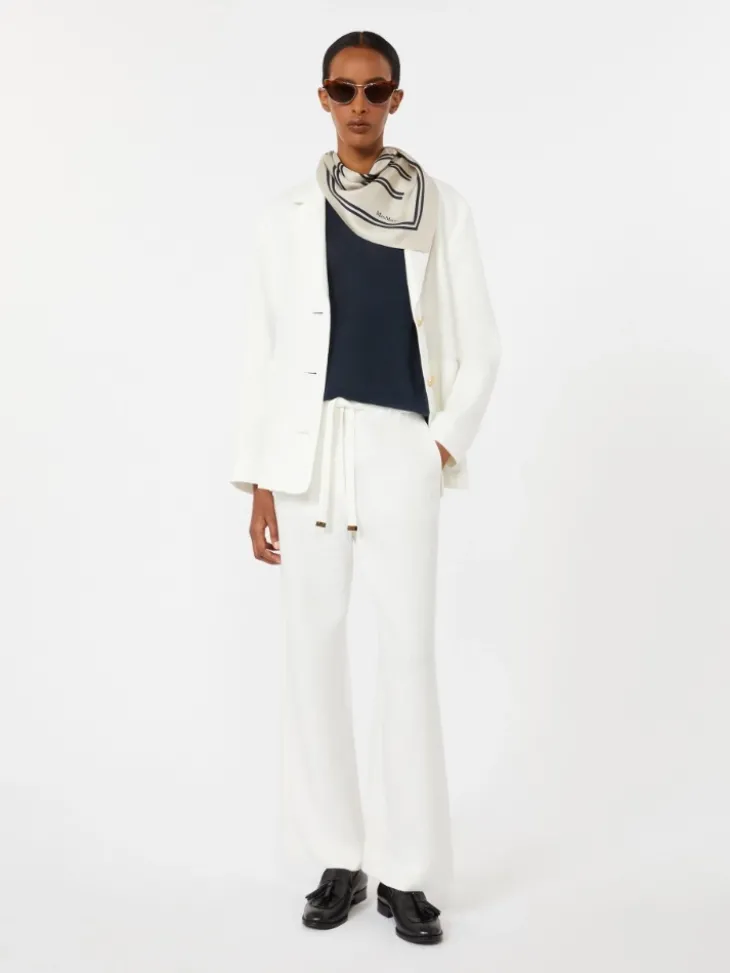 Linen yarn waistcoat - NAVY