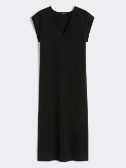 Milano jersey dress - BLACK