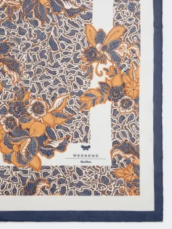 Modal and silk maxi square - ULTRAMARINE
