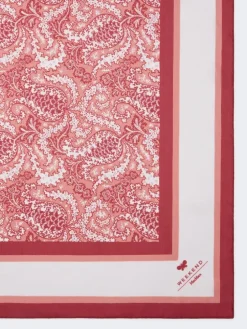 Modal and silk maxi square - SALMON