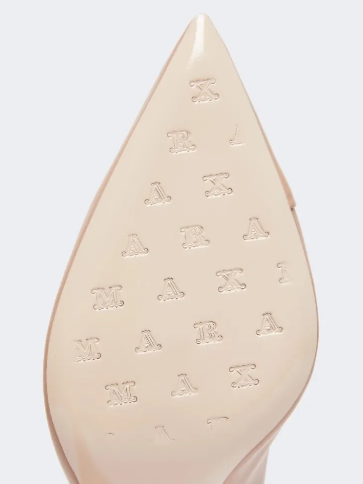 Nappa leather court shoes - POWDER