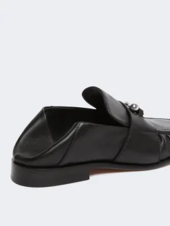 Nappa leather moccasins - BLACK