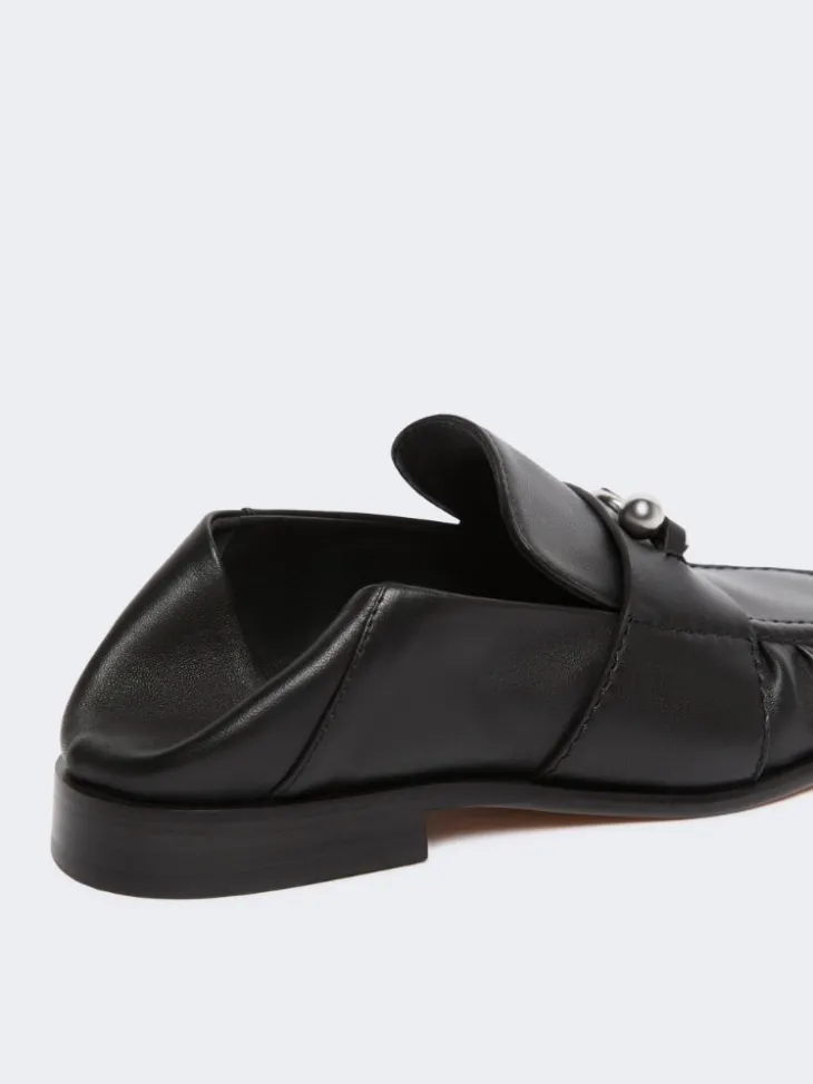 Nappa leather moccasins - BLACK