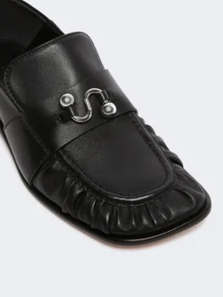 Nappa leather moccasins - BLACK