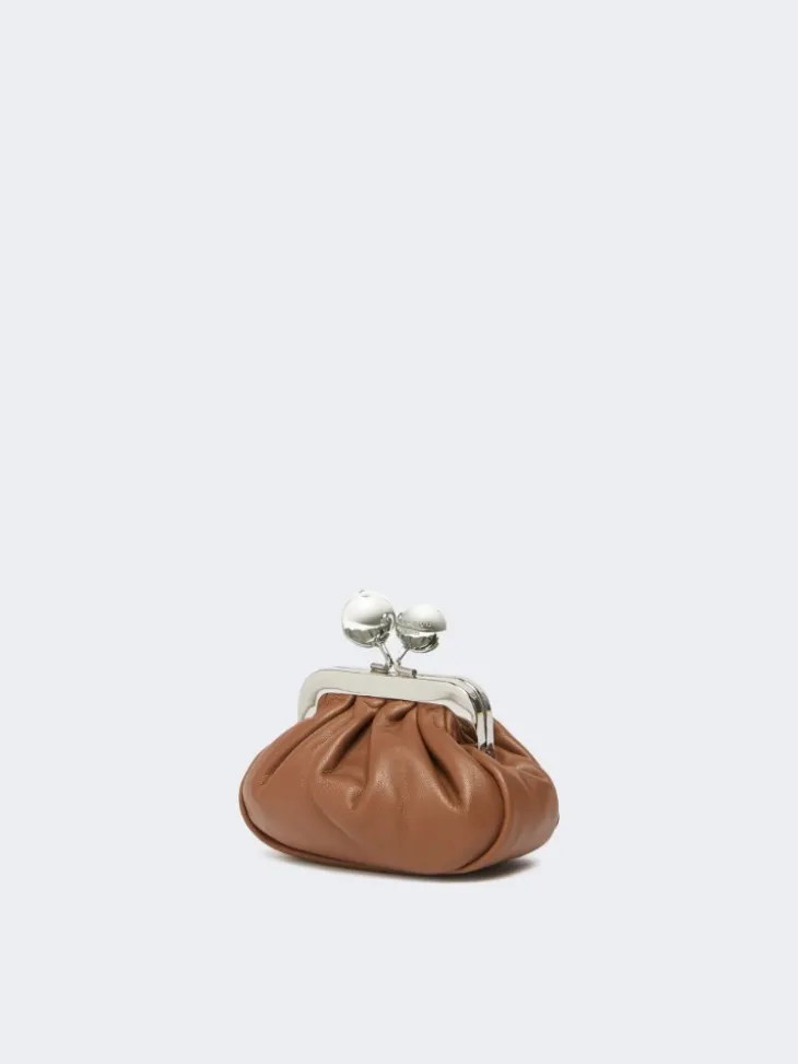 Nappa sheepskin Nano Pasticcino Bag - TOBACCO