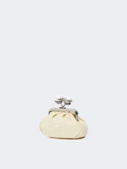 Nappa sheepskin Nano Pasticcino Bag - IVORY
