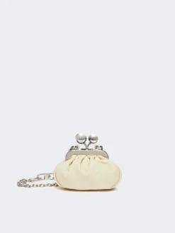 Nappa sheepskin Nano Pasticcino Bag - IVORY