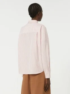 Oversized cotton shirt - PINK