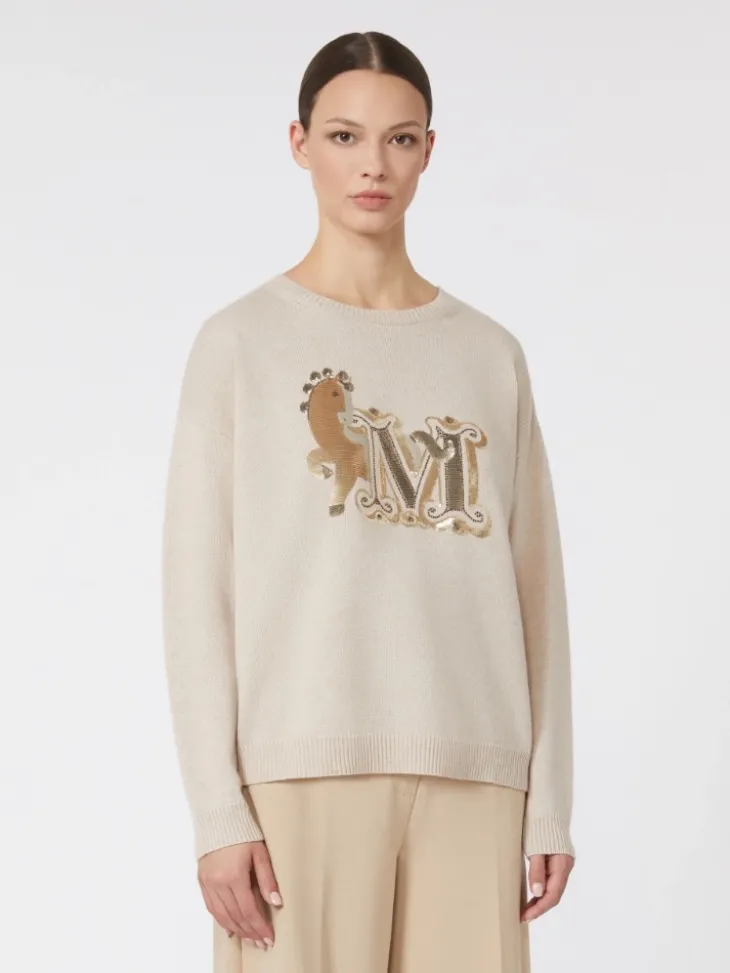 Oversized wool and cashmere sweater - ALBINO