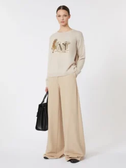 Oversized wool and cashmere sweater - ALBINO