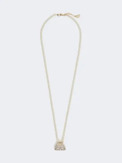 Pasticcino Bag-pendant necklace - OPTICAL WHITE
