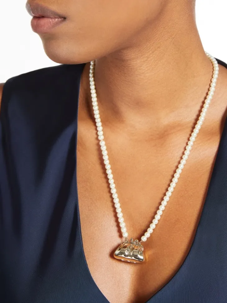 Pasticcino-pendant choker necklace - GOLD