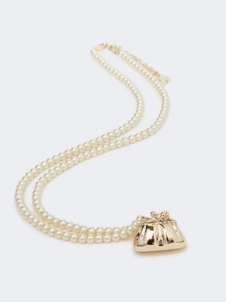 Pasticcino-pendant choker necklace - GOLD