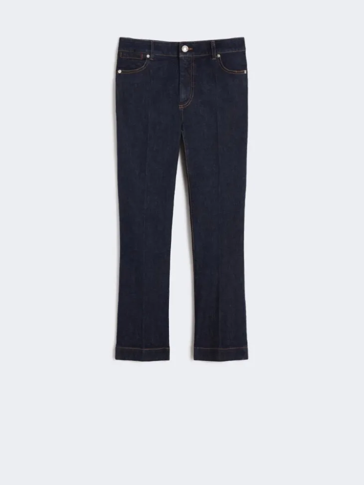 Perfect-fit mini flare jeans - ULTRAMARINE