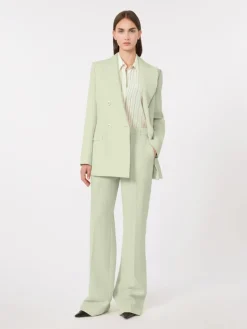 Printed crepe de chine shirt - GREEN