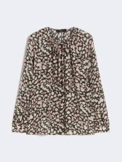Printed silk shirt - PINK