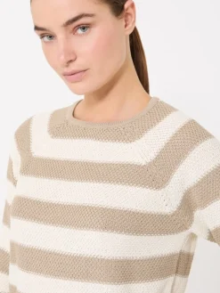 Pure cotton sweater - OPTICAL WHITE