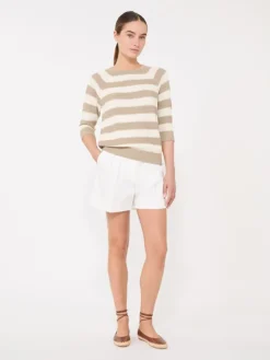 Pure cotton sweater - OPTICAL WHITE