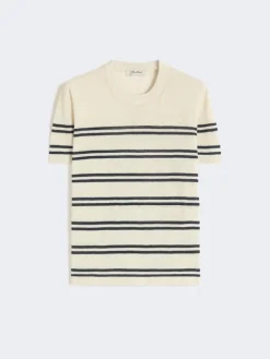 Pure linen yarn sweater - WHITE